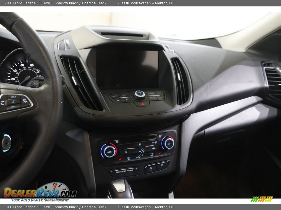 2018 Ford Escape SEL 4WD Shadow Black / Charcoal Black Photo #9