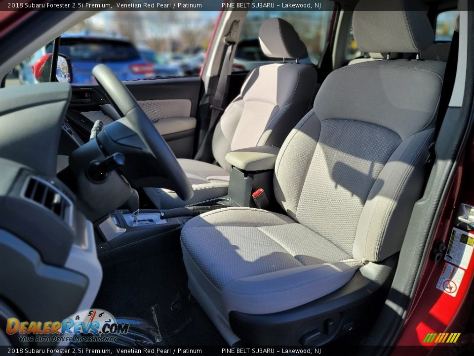 2018 Subaru Forester 2.5i Premium Venetian Red Pearl / Platinum Photo #35
