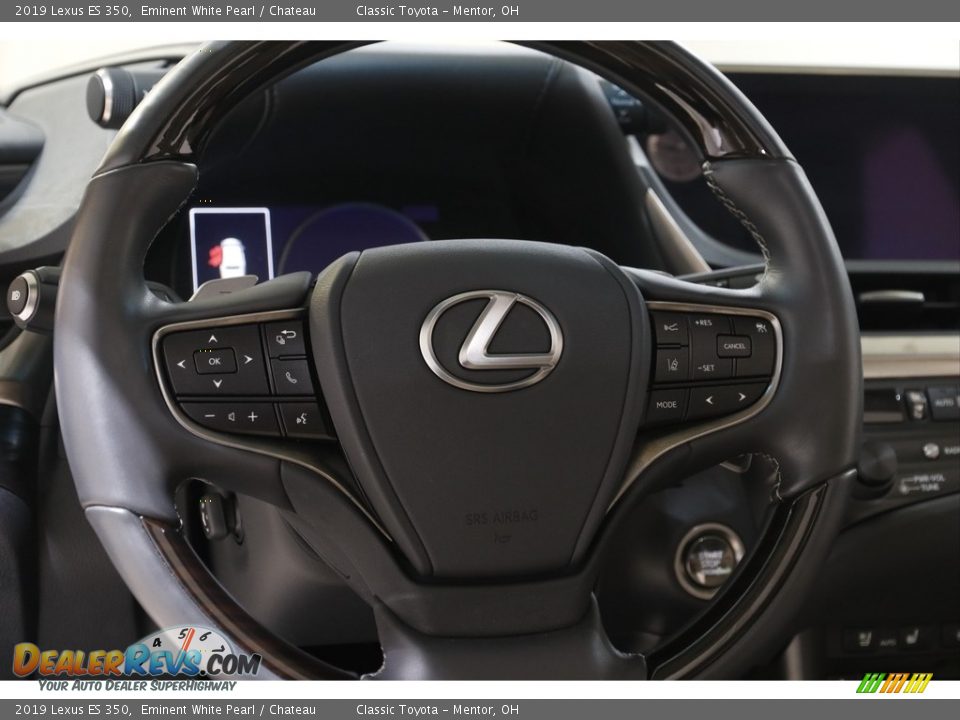 2019 Lexus ES 350 Eminent White Pearl / Chateau Photo #7