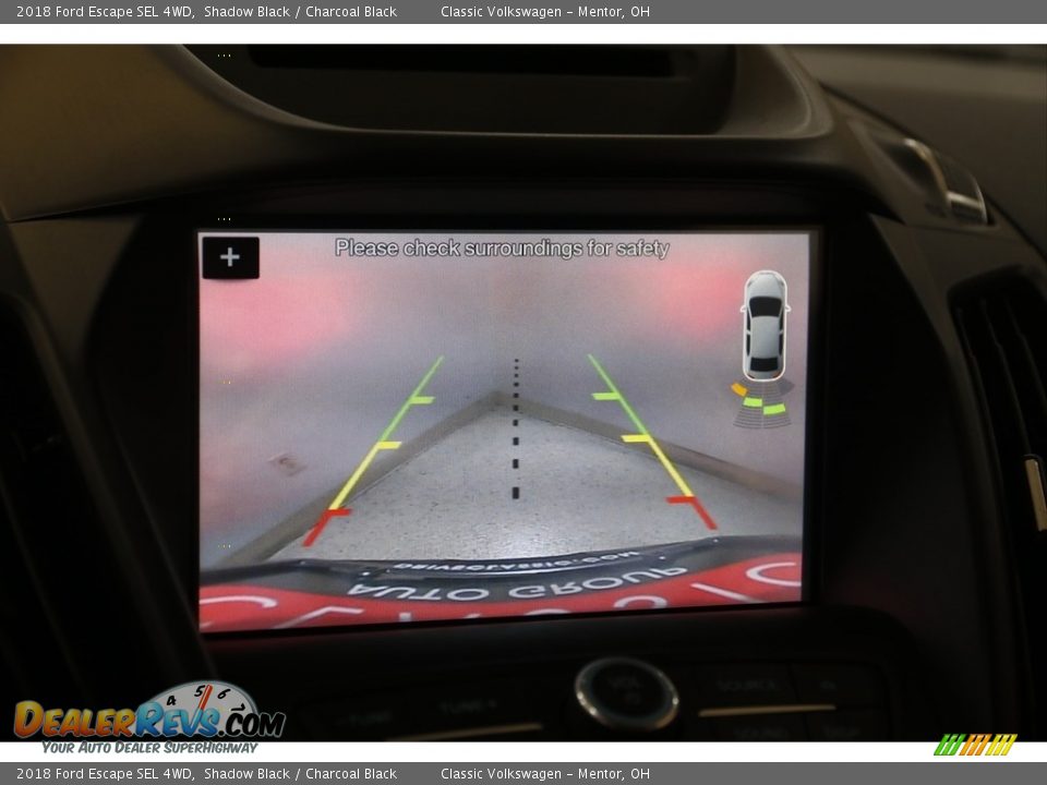 2018 Ford Escape SEL 4WD Shadow Black / Charcoal Black Photo #12