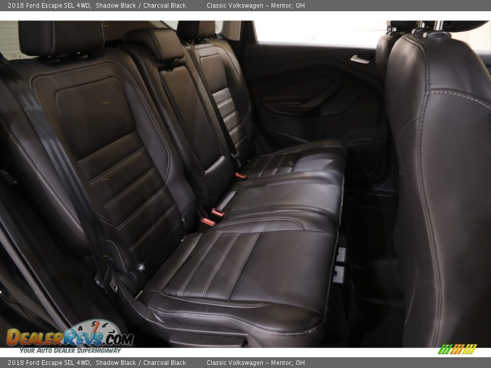 2018 Ford Escape SEL 4WD Shadow Black / Charcoal Black Photo #16