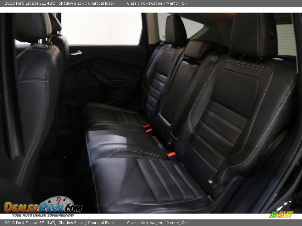 2018 Ford Escape SEL 4WD Shadow Black / Charcoal Black Photo #17