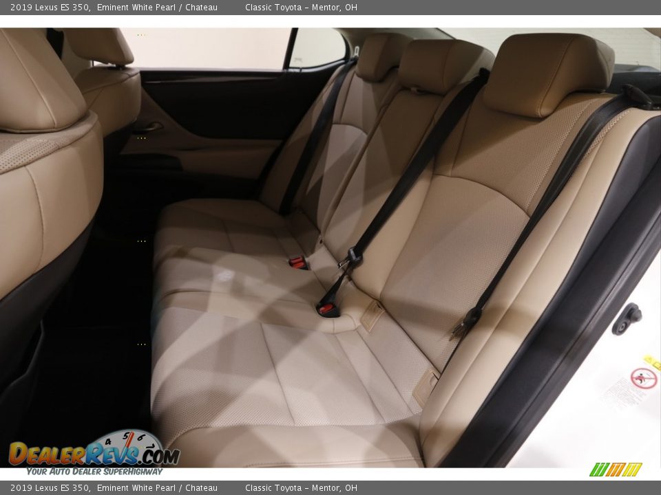 2019 Lexus ES 350 Eminent White Pearl / Chateau Photo #19