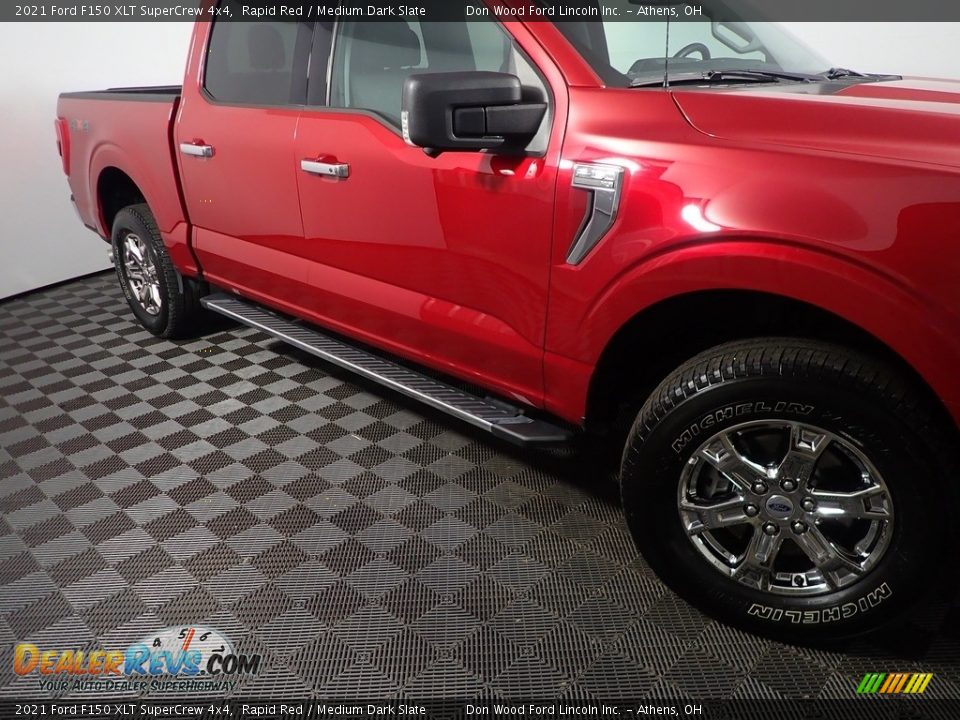 2021 Ford F150 XLT SuperCrew 4x4 Rapid Red / Medium Dark Slate Photo #6
