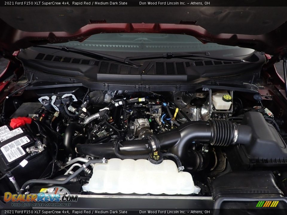 2021 Ford F150 XLT SuperCrew 4x4 Rapid Red / Medium Dark Slate Photo #9