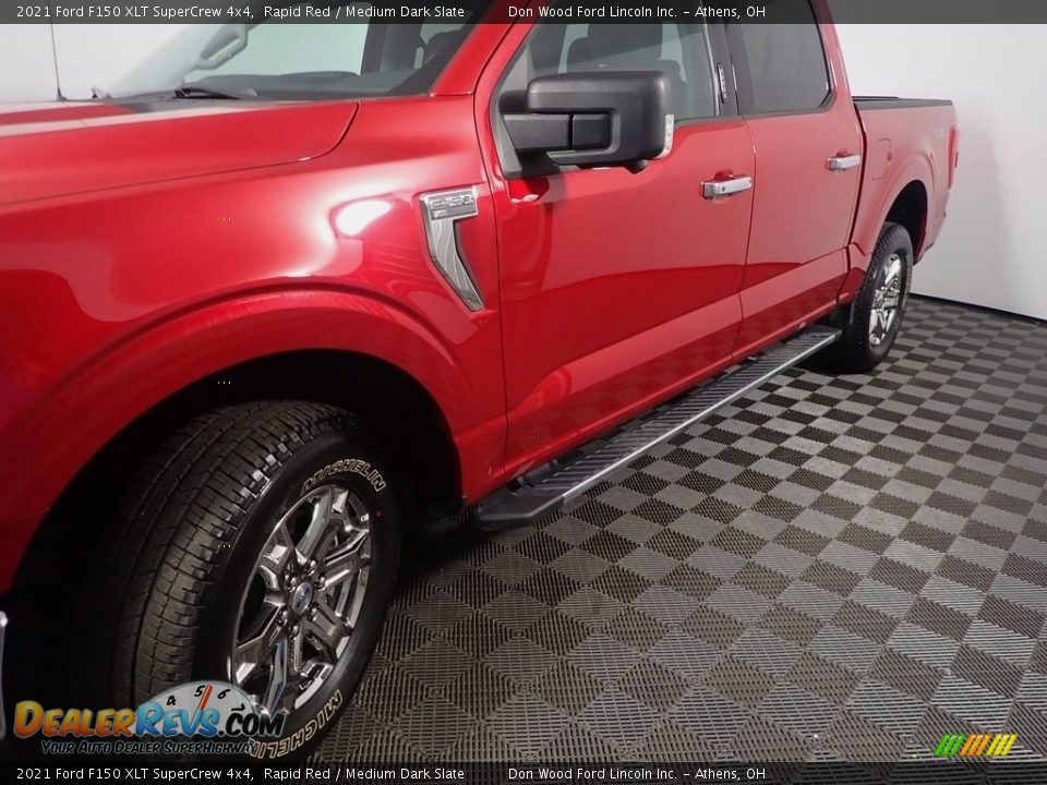 2021 Ford F150 XLT SuperCrew 4x4 Rapid Red / Medium Dark Slate Photo #12