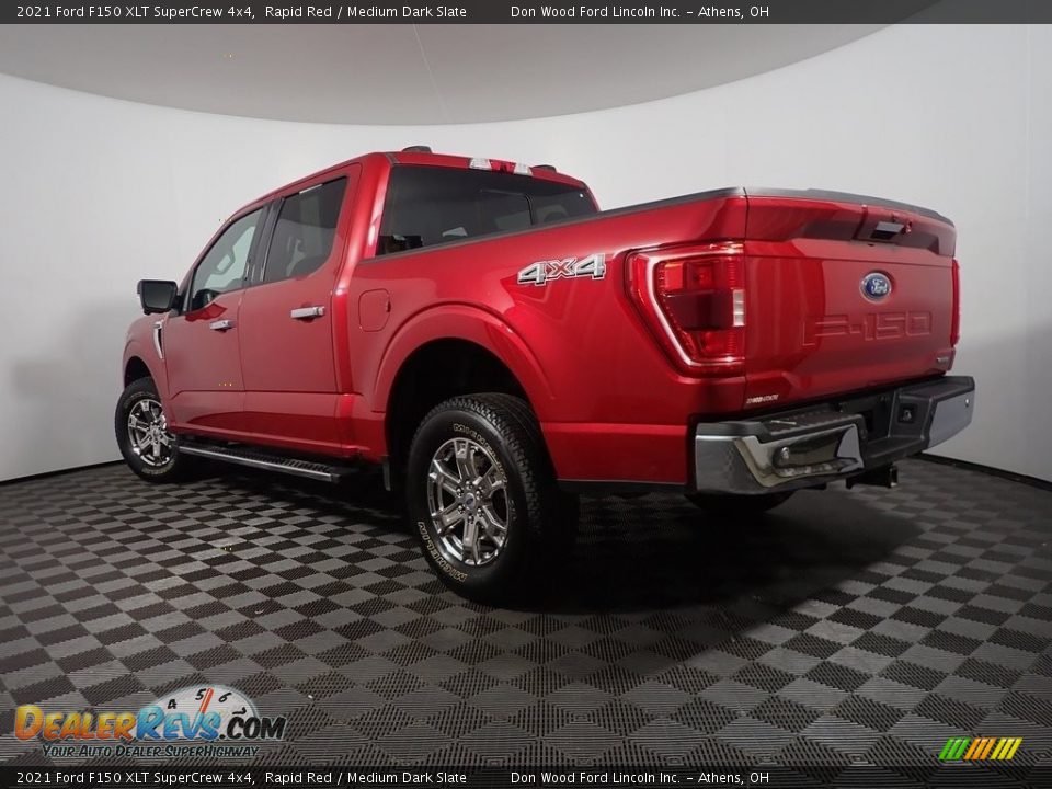 2021 Ford F150 XLT SuperCrew 4x4 Rapid Red / Medium Dark Slate Photo #13