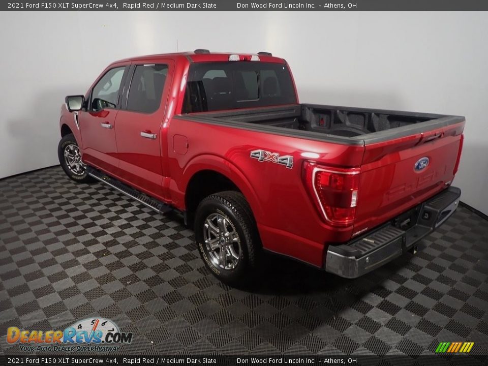 2021 Ford F150 XLT SuperCrew 4x4 Rapid Red / Medium Dark Slate Photo #14