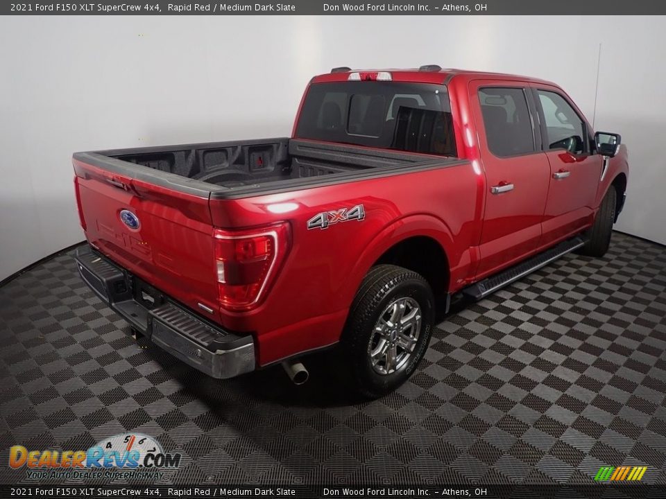 2021 Ford F150 XLT SuperCrew 4x4 Rapid Red / Medium Dark Slate Photo #18