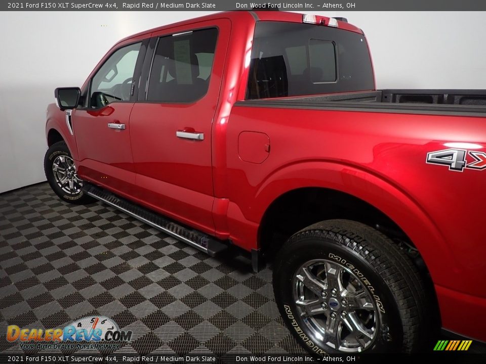 2021 Ford F150 XLT SuperCrew 4x4 Rapid Red / Medium Dark Slate Photo #19