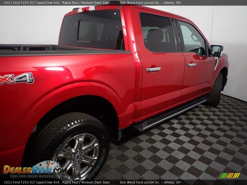 2021 Ford F150 XLT SuperCrew 4x4 Rapid Red / Medium Dark Slate Photo #20