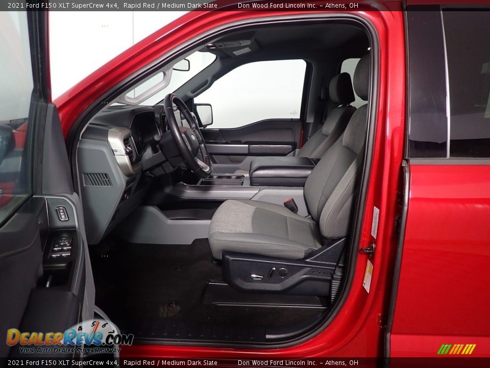 2021 Ford F150 XLT SuperCrew 4x4 Rapid Red / Medium Dark Slate Photo #24