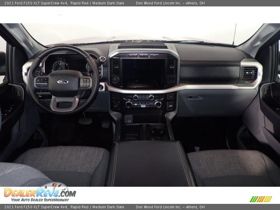 2021 Ford F150 XLT SuperCrew 4x4 Rapid Red / Medium Dark Slate Photo #26