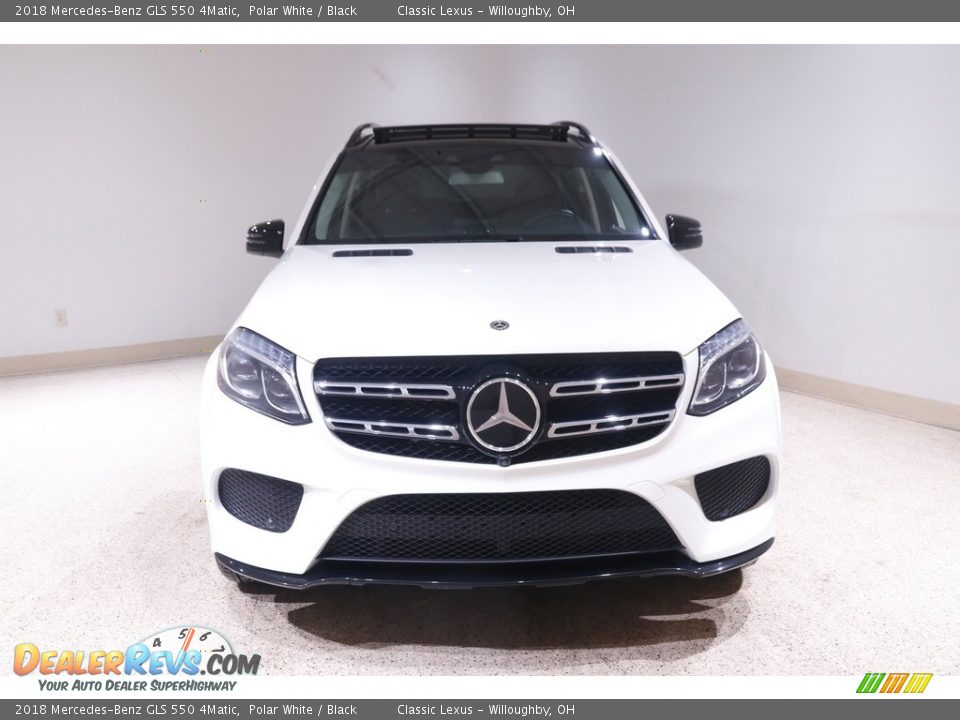 2018 Mercedes-Benz GLS 550 4Matic Polar White / Black Photo #2