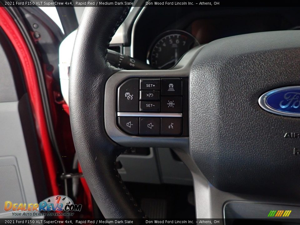 2021 Ford F150 XLT SuperCrew 4x4 Rapid Red / Medium Dark Slate Photo #31