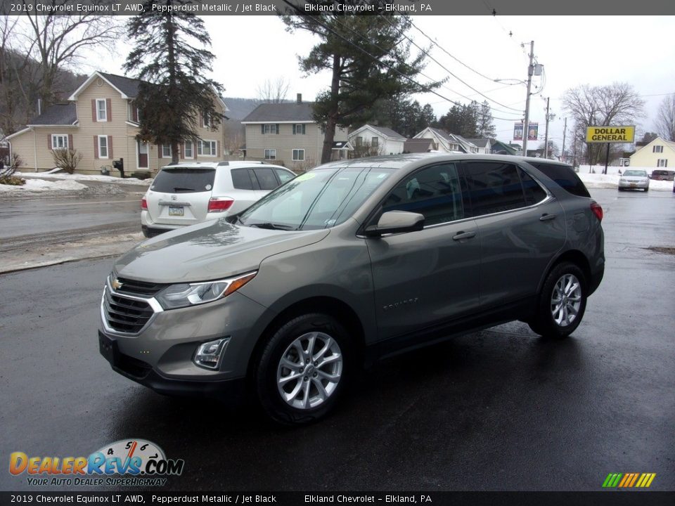 2019 Chevrolet Equinox LT AWD Pepperdust Metallic / Jet Black Photo #7