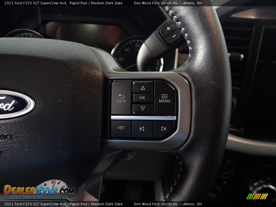 2021 Ford F150 XLT SuperCrew 4x4 Rapid Red / Medium Dark Slate Photo #32