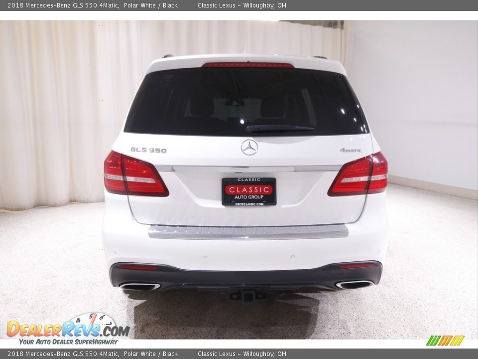 2018 Mercedes-Benz GLS 550 4Matic Polar White / Black Photo #21