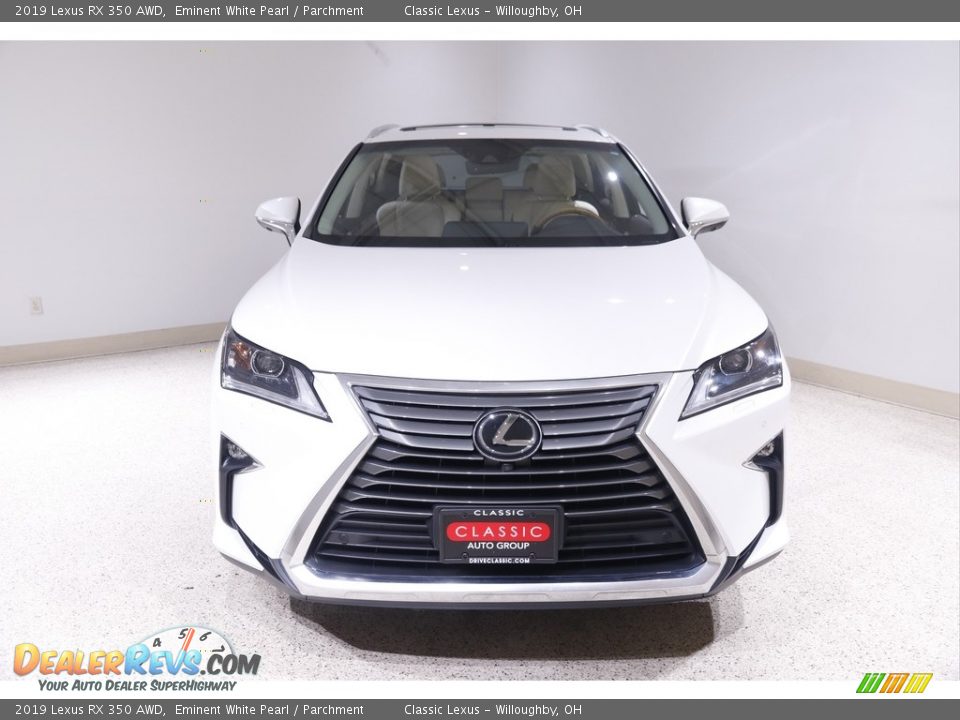 2019 Lexus RX 350 AWD Eminent White Pearl / Parchment Photo #2