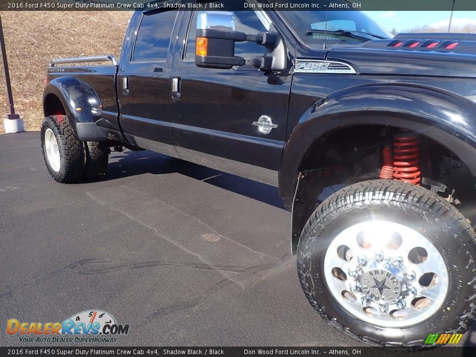 2016 Ford F450 Super Duty Platinum Crew Cab 4x4 Shadow Black / Black Photo #6