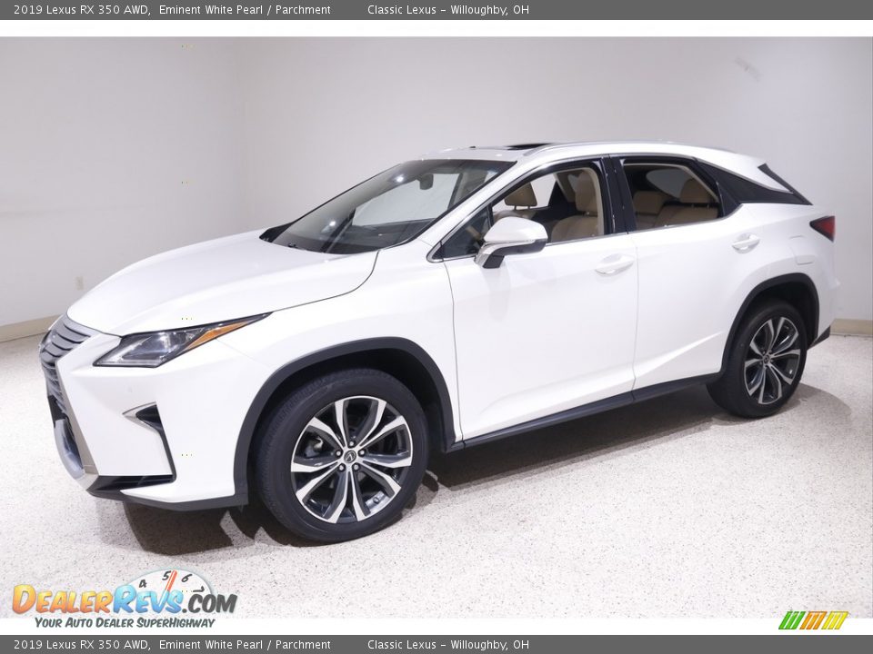 2019 Lexus RX 350 AWD Eminent White Pearl / Parchment Photo #3