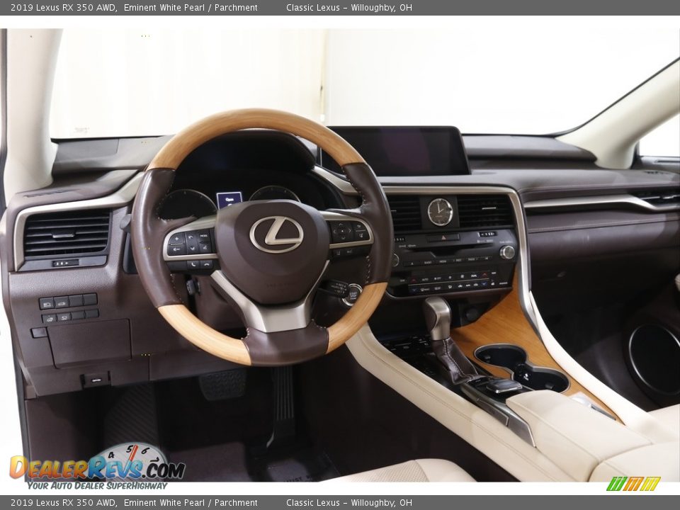 2019 Lexus RX 350 AWD Eminent White Pearl / Parchment Photo #6