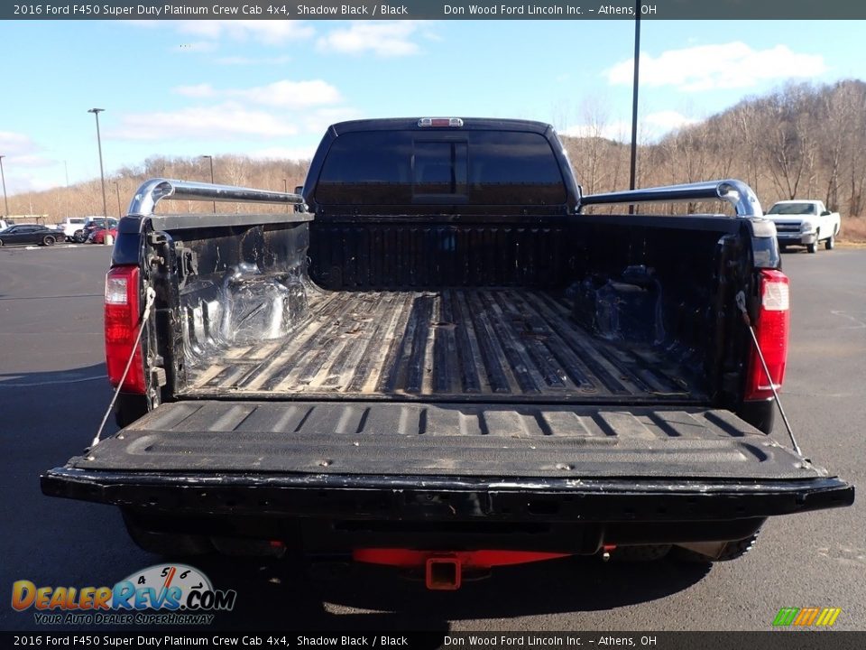 2016 Ford F450 Super Duty Platinum Crew Cab 4x4 Shadow Black / Black Photo #16