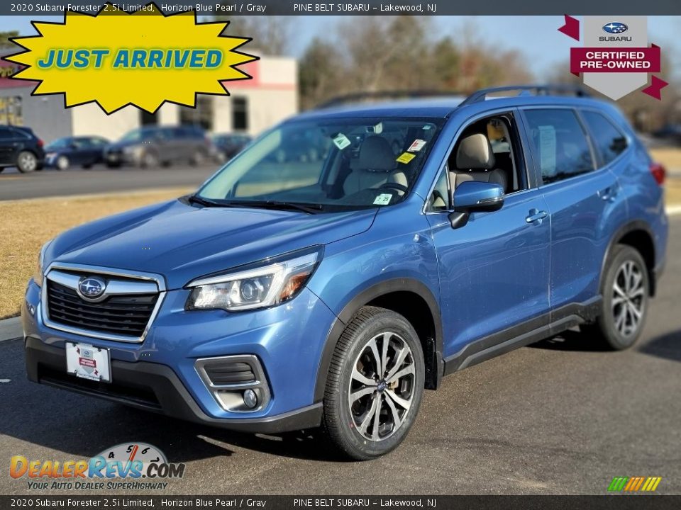 2020 Subaru Forester 2.5i Limited Horizon Blue Pearl / Gray Photo #1