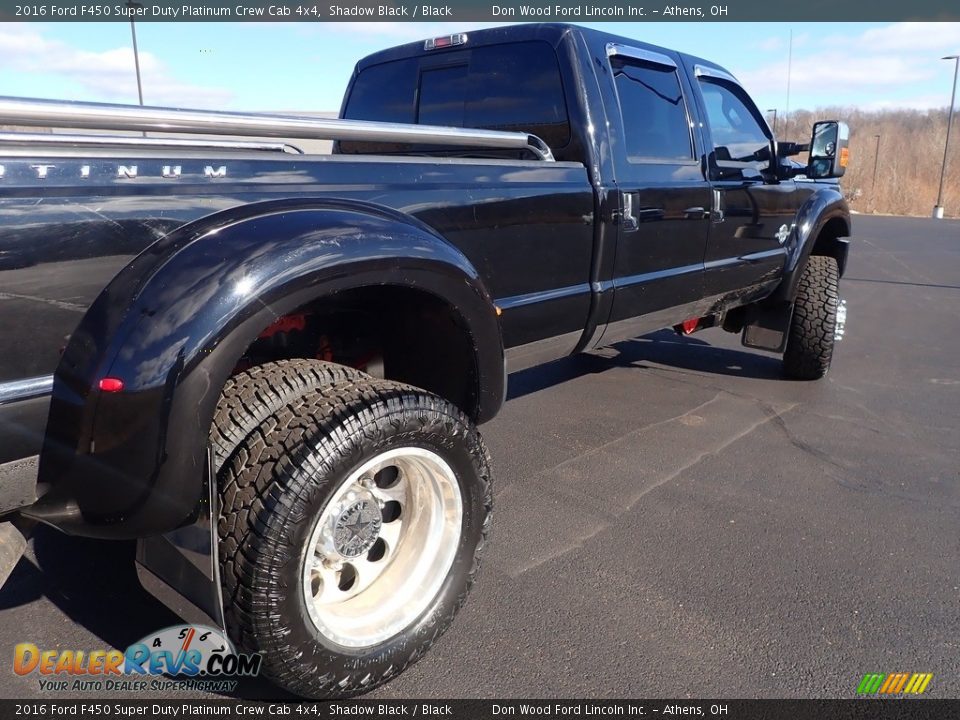 2016 Ford F450 Super Duty Platinum Crew Cab 4x4 Shadow Black / Black Photo #20