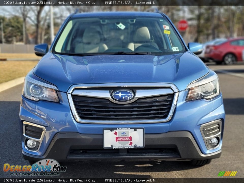 2020 Subaru Forester 2.5i Limited Horizon Blue Pearl / Gray Photo #2