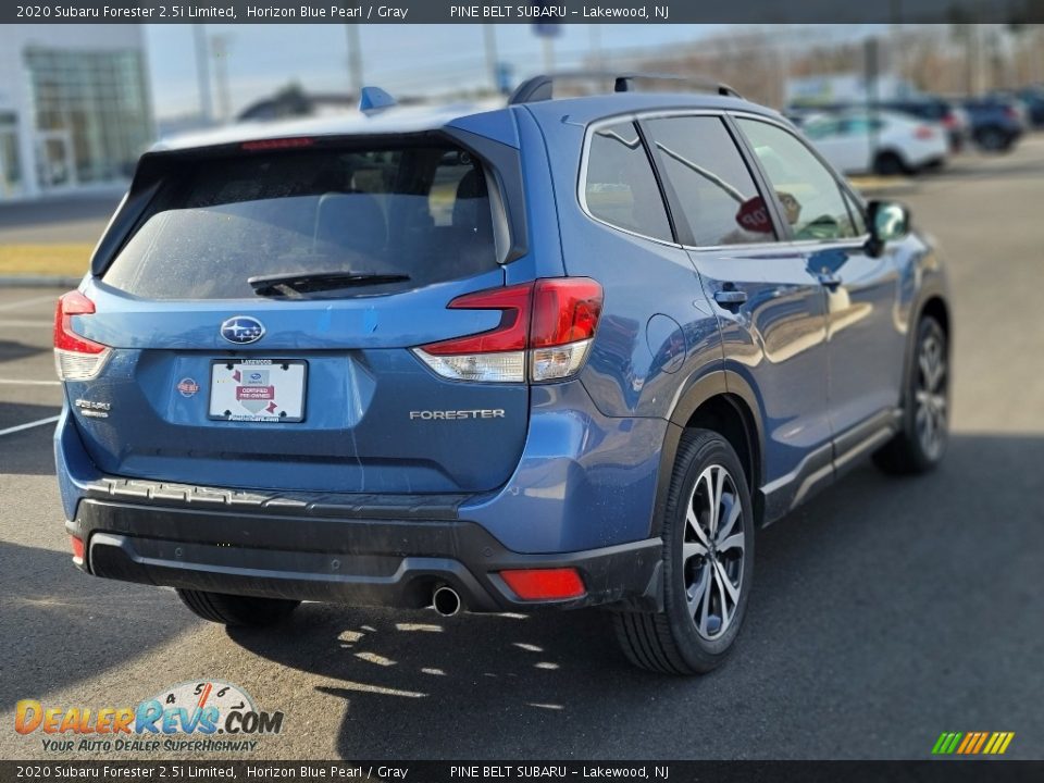 2020 Subaru Forester 2.5i Limited Horizon Blue Pearl / Gray Photo #4