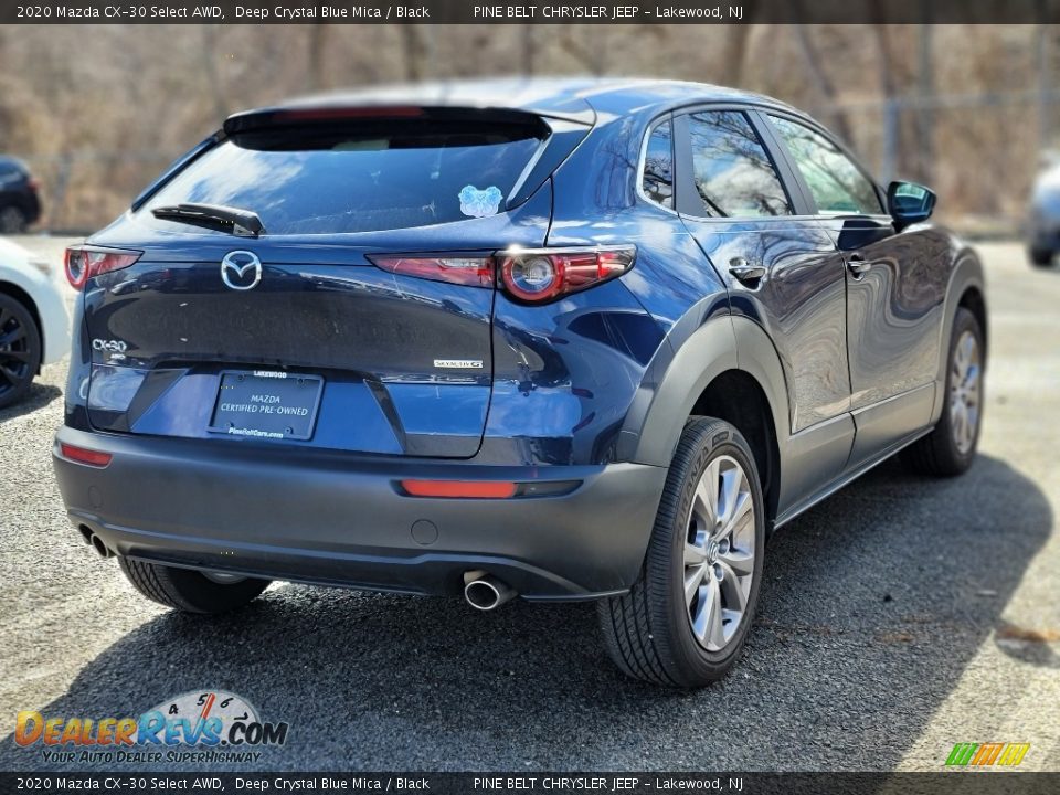 2020 Mazda CX-30 Select AWD Deep Crystal Blue Mica / Black Photo #3