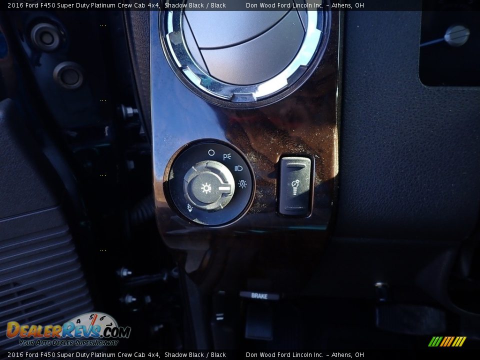 2016 Ford F450 Super Duty Platinum Crew Cab 4x4 Shadow Black / Black Photo #34