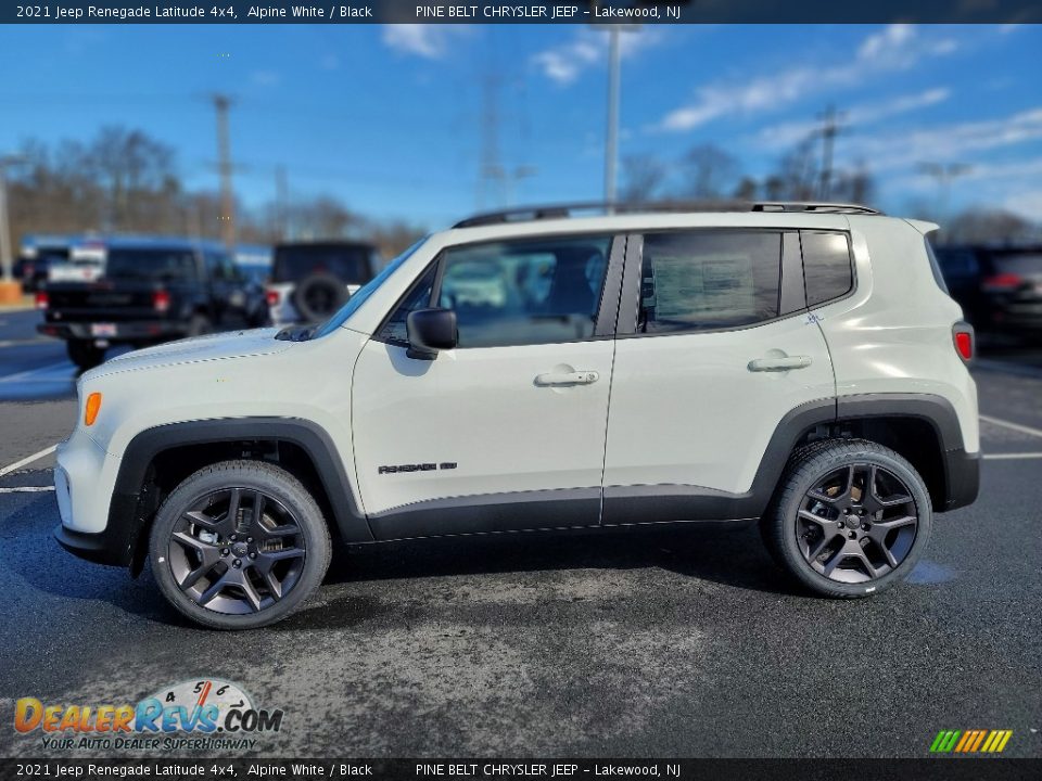 Alpine White 2021 Jeep Renegade Latitude 4x4 Photo #4