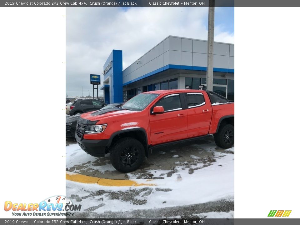 2019 Chevrolet Colorado ZR2 Crew Cab 4x4 Crush (Orange) / Jet Black Photo #2