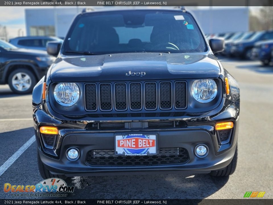 2021 Jeep Renegade Latitude 4x4 Black / Black Photo #3