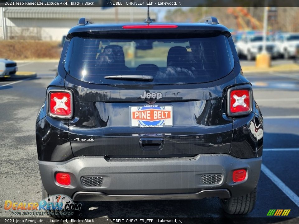 2021 Jeep Renegade Latitude 4x4 Black / Black Photo #7