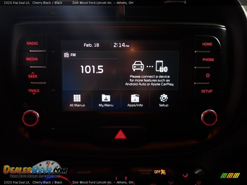 2020 Kia Soul LX Cherry Black / Black Photo #26