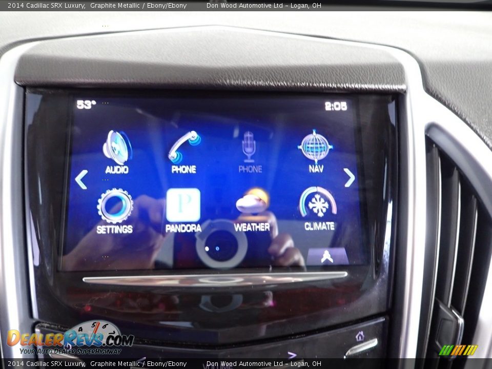 2014 Cadillac SRX Luxury Graphite Metallic / Ebony/Ebony Photo #2