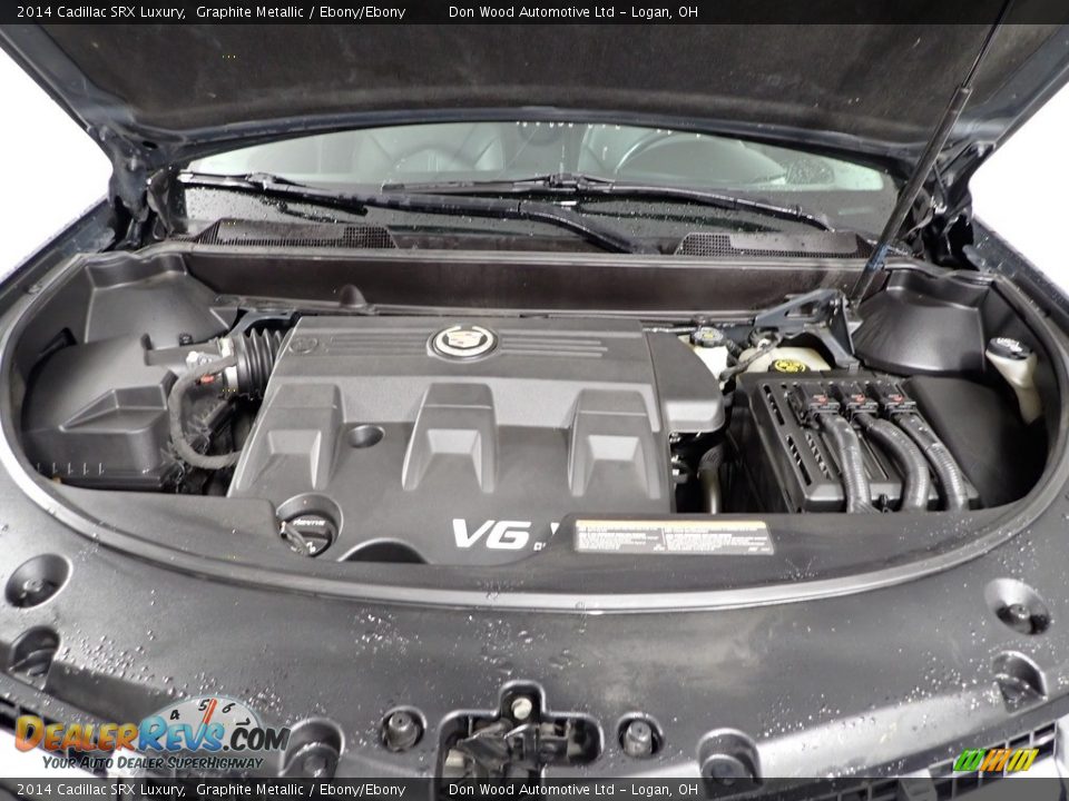 2014 Cadillac SRX Luxury Graphite Metallic / Ebony/Ebony Photo #9