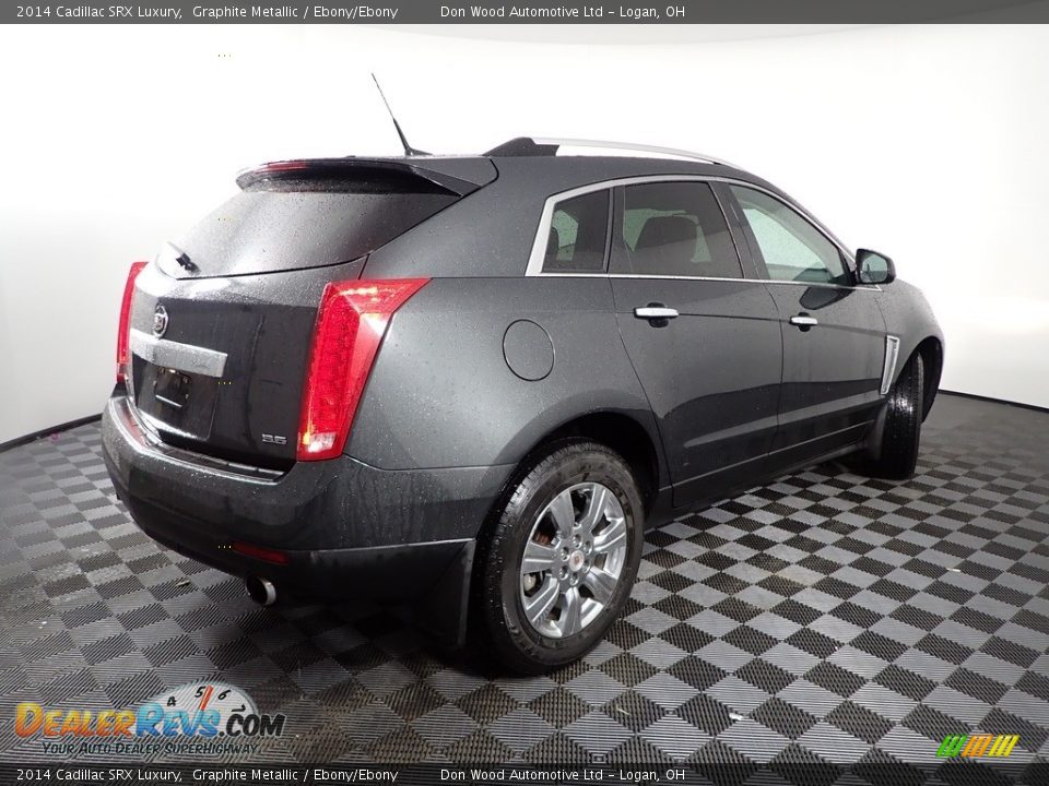 2014 Cadillac SRX Luxury Graphite Metallic / Ebony/Ebony Photo #16