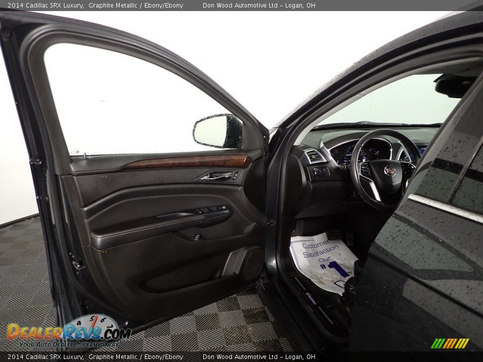 2014 Cadillac SRX Luxury Graphite Metallic / Ebony/Ebony Photo #17