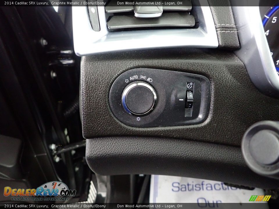 2014 Cadillac SRX Luxury Graphite Metallic / Ebony/Ebony Photo #21