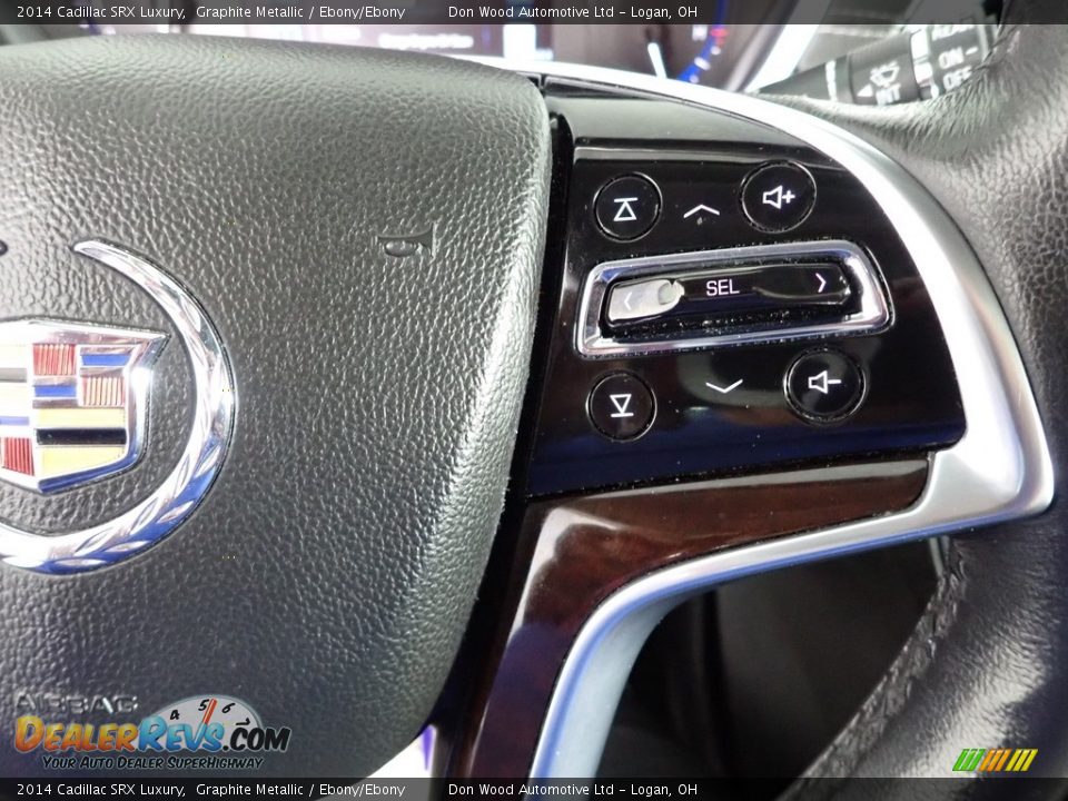 2014 Cadillac SRX Luxury Graphite Metallic / Ebony/Ebony Photo #23