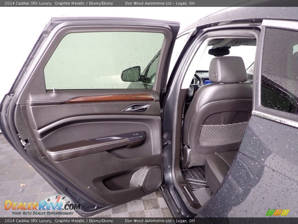 2014 Cadillac SRX Luxury Graphite Metallic / Ebony/Ebony Photo #28