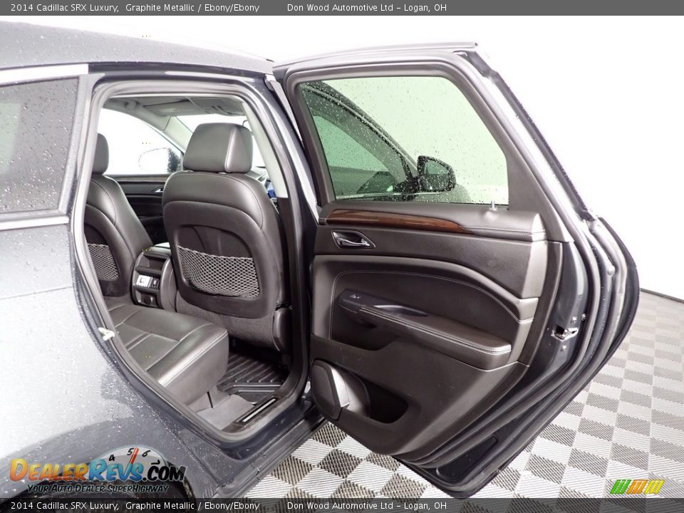 2014 Cadillac SRX Luxury Graphite Metallic / Ebony/Ebony Photo #35
