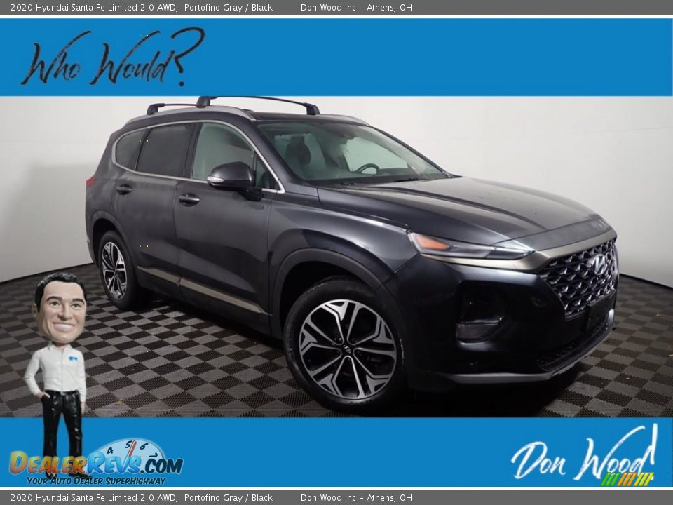 2020 Hyundai Santa Fe Limited 2.0 AWD Portofino Gray / Black Photo #1