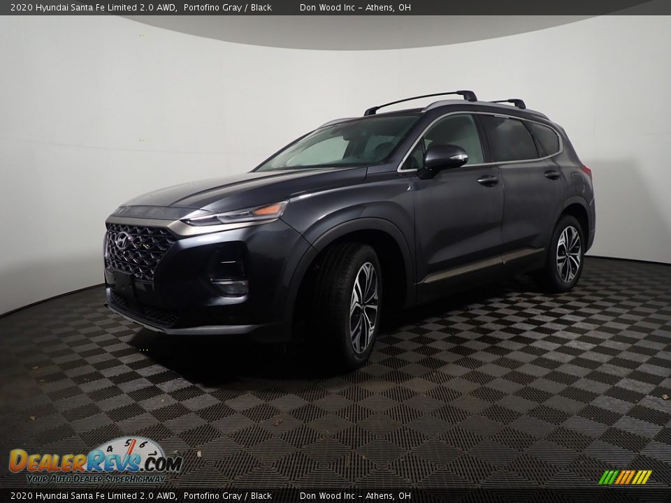 2020 Hyundai Santa Fe Limited 2.0 AWD Portofino Gray / Black Photo #9