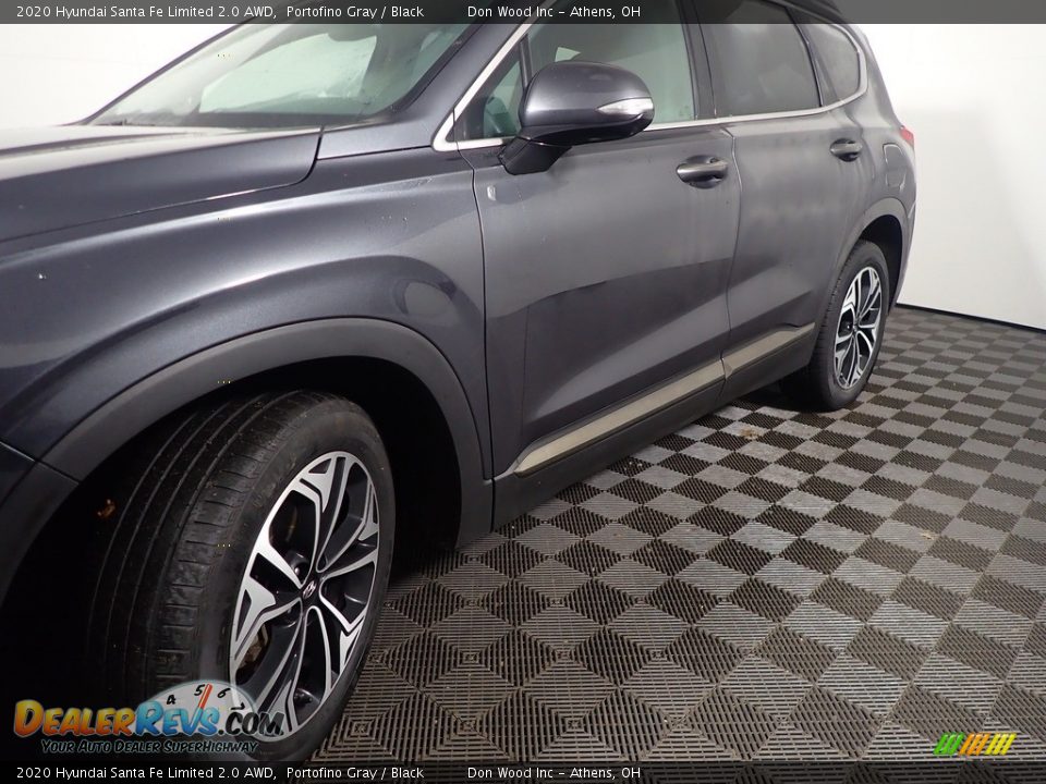 2020 Hyundai Santa Fe Limited 2.0 AWD Portofino Gray / Black Photo #11