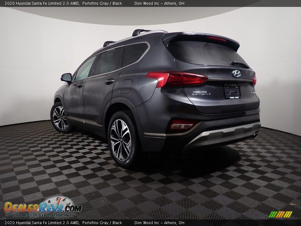 2020 Hyundai Santa Fe Limited 2.0 AWD Portofino Gray / Black Photo #12